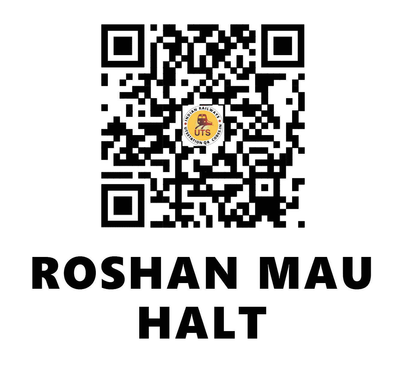UTS QR Code for ROSHAN MAU HALT - RMW - NC (UTTAR PRADESH)